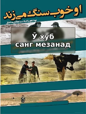 Он хорошо бросает камни.