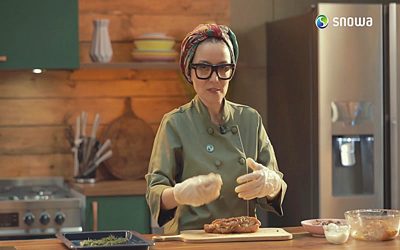 Кухня Сново - куриная грудка с начинкой